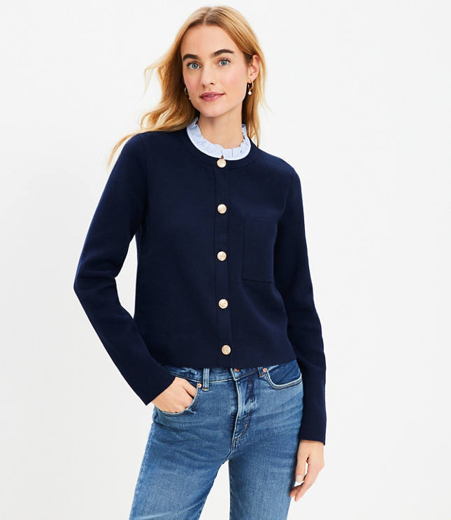 Loft mixed hot sale media sweater