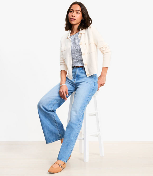 Collared Sweater Jacket