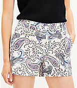 Riviera Shorts in Paisley carousel Product Image 3