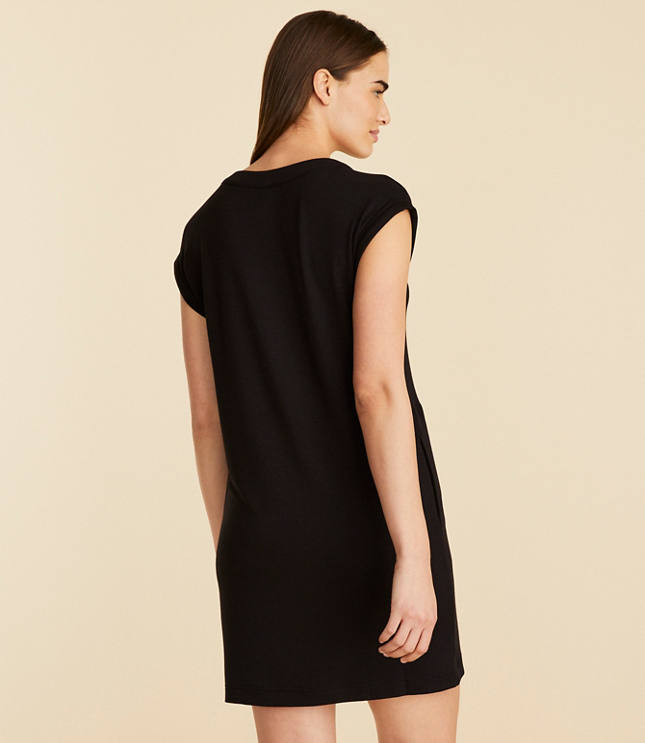 Lou & Grey Signaturesoft Henley Pocket Dress