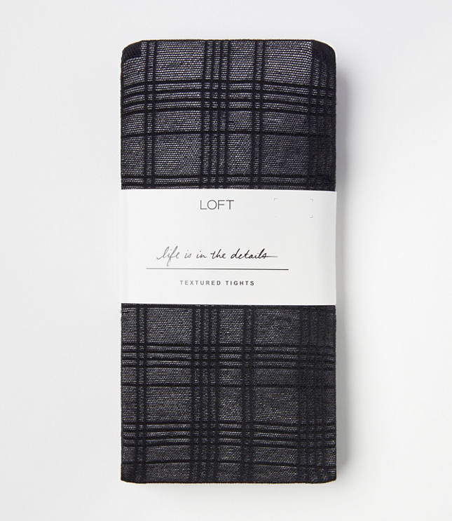 Windowpane Sheer Tights