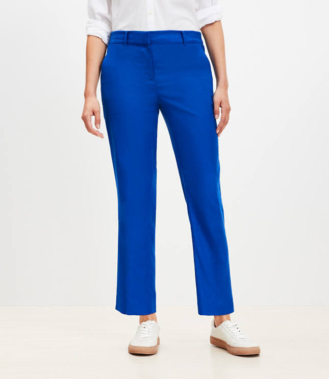 Curvy Riviera Slim Pants in Twill