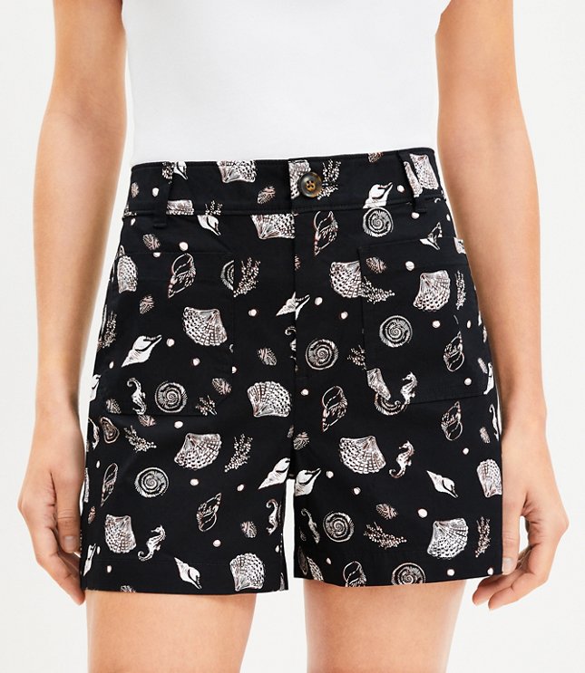 Paperbag Shorts in Floral - Multicolor