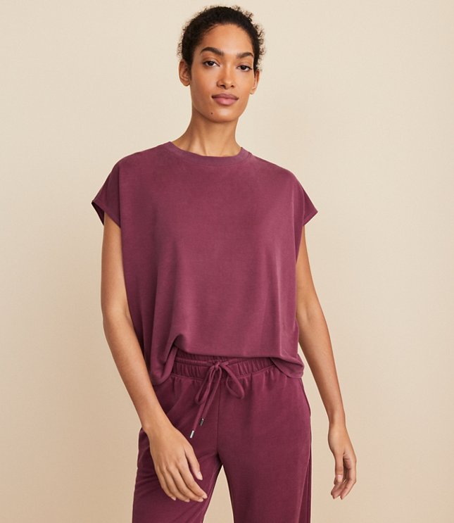 Foulard Ruffle Lace Up Top