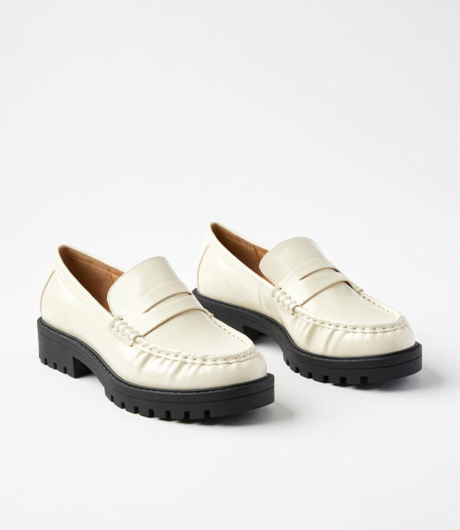 Lug Penny Loafers