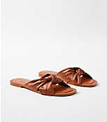 Knotted Leather Sandals carousel Product Image 1