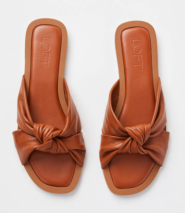 Knotted Leather Sandals