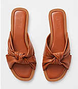 Knotted Leather Sandals carousel Product Image 3