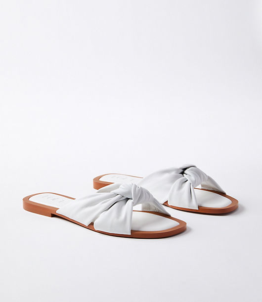 Loft Knotted Leather Sandals