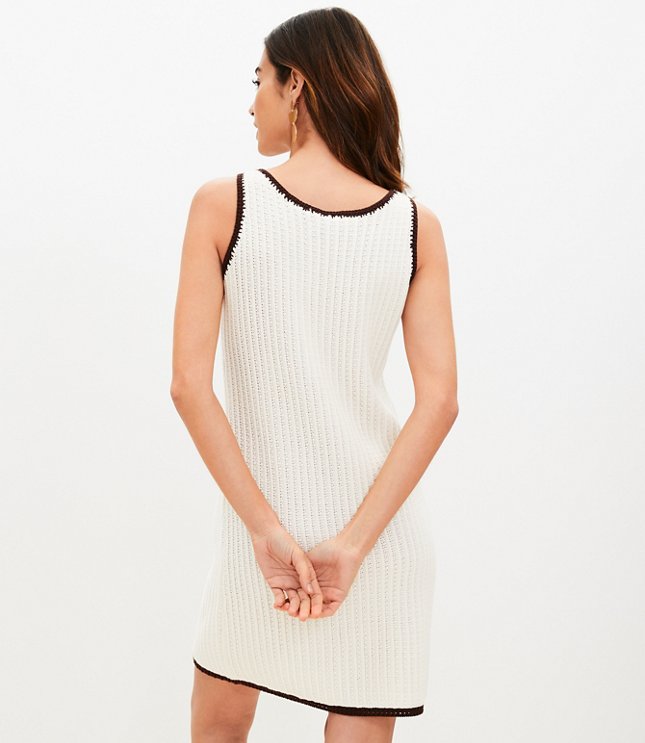 Crochet Mini Sweater Dress carousel Product Image 4