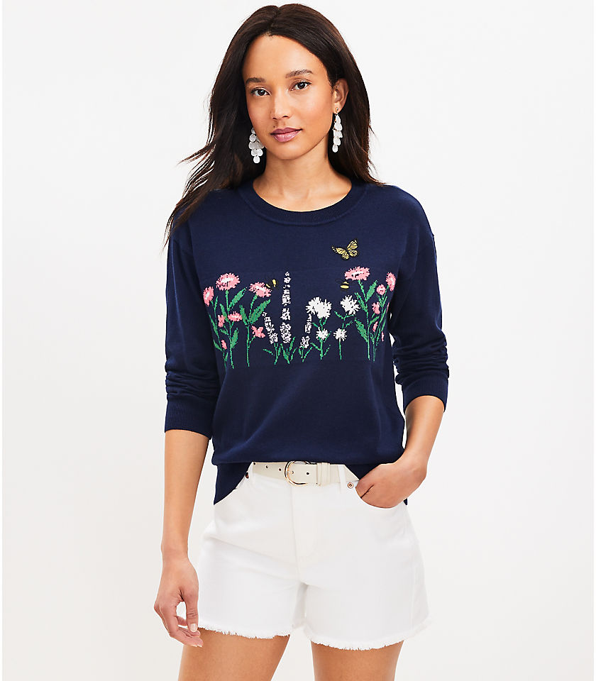 Floral Sweater