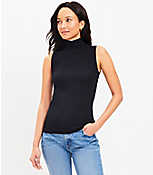 Perfect Ribbed Mock Neck Tank Top carousel Product Image 1