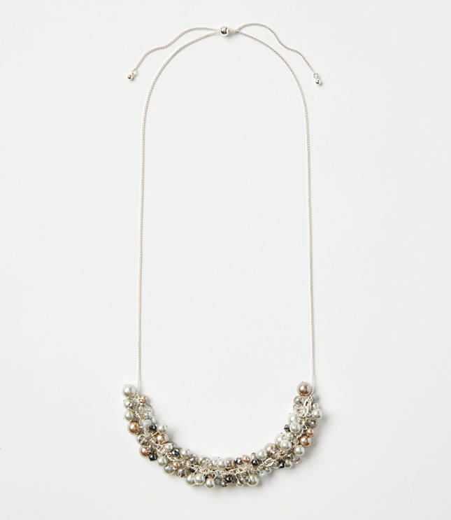 Pearlized Torsade Statement Necklace