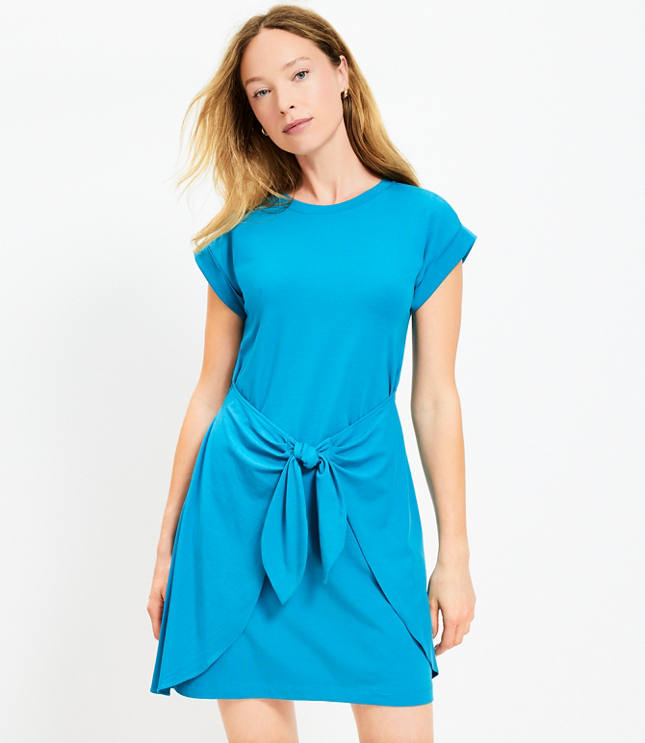 Sarong Mini Tee Dress