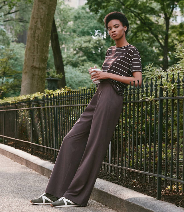 Lou & Grey Wanderweave Wide Leg Trousers