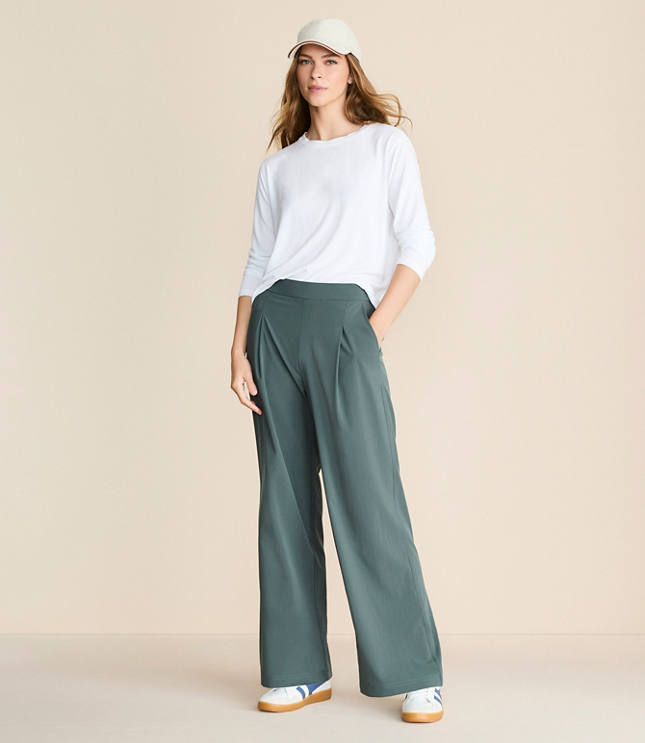 Lou & Grey Wanderweave Wide Leg Trousers