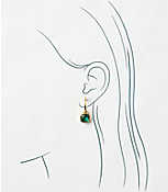 Drop Hoop Earrings carousel Product Image 2