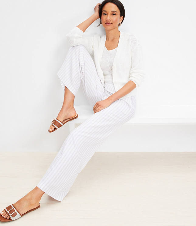 P3797 Linen Wide Pants main image 1