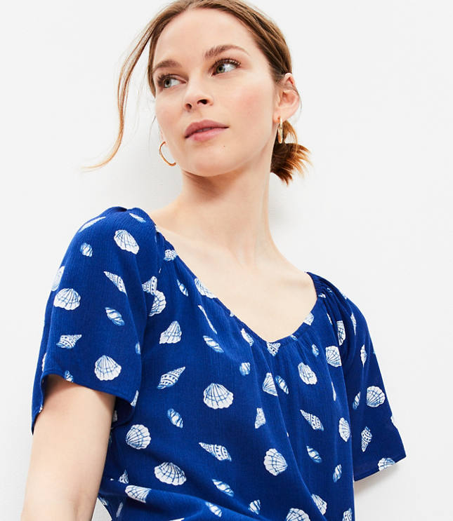 Love Hearts Textured Balloon Sleeve Top