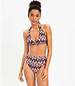 LOFT Beach Knot Front Halter Bikini Top carousel Product Image 1