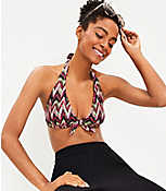 LOFT Beach Knot Front Halter Bikini Top carousel Product Image 2