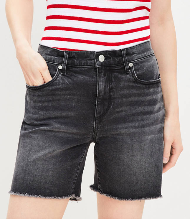 Black Flap Designed Women Shorts