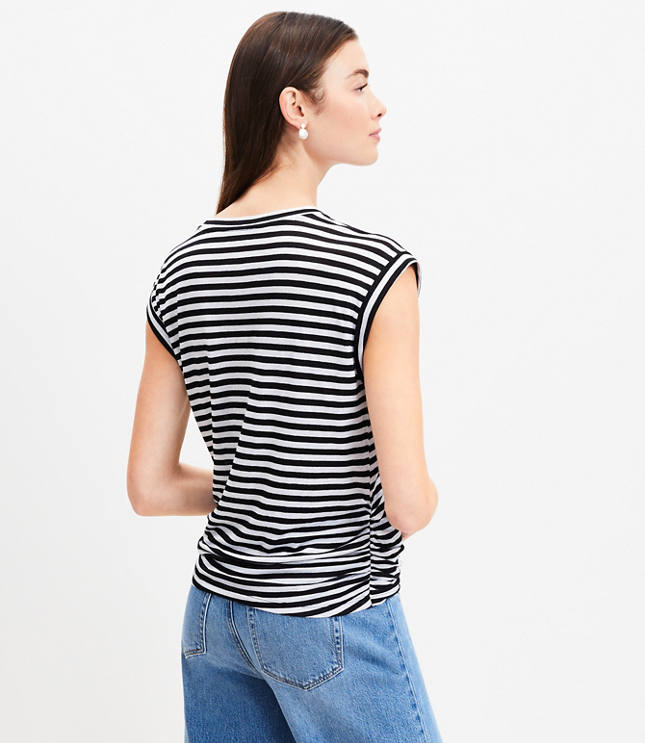 Emori Striped Muscle Tank - Natural // Z Supply