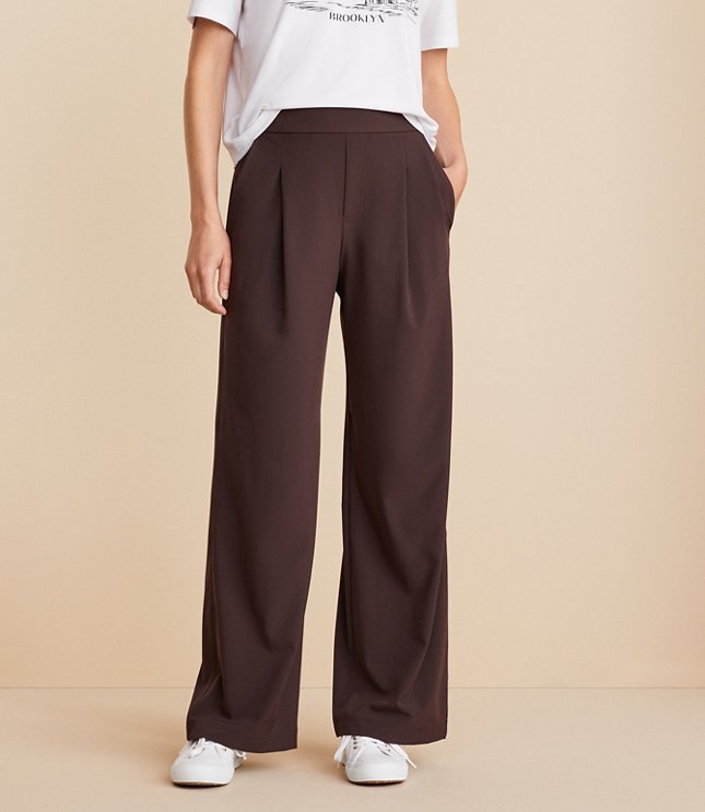 Petite Lou & Grey Wanderweave Wide Leg Trousers carousel Product Image 2