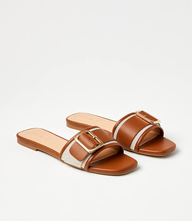 Buckle Slide Sandals