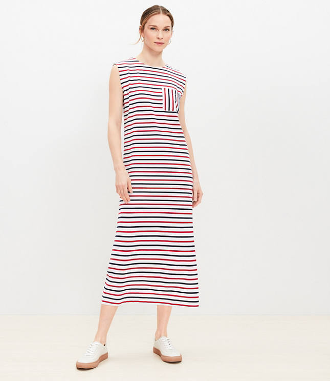 Petite Utility Midi Pocket Dress