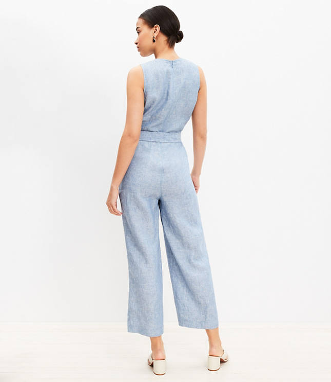 Chambray Linen Jumpsuit