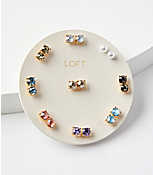 Multicolored Stud Earring Set carousel Product Image 1