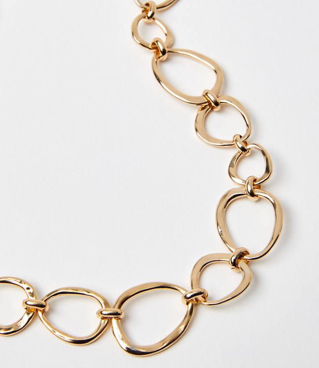 Modern Circle Link Necklace