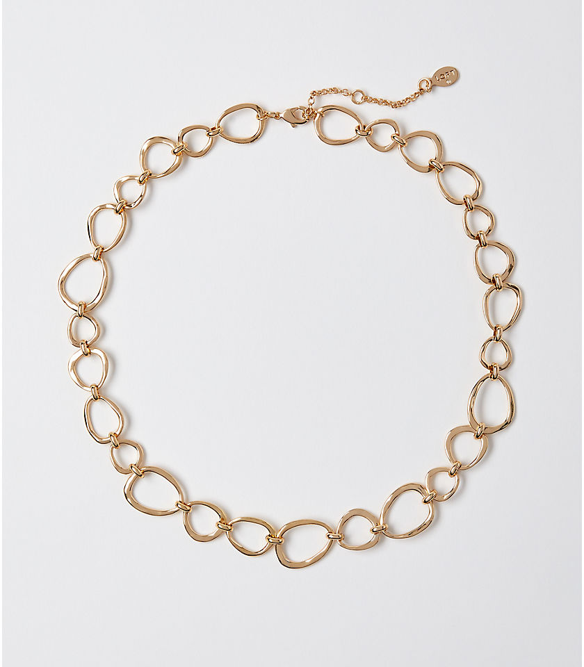 Modern Circle Link Necklace