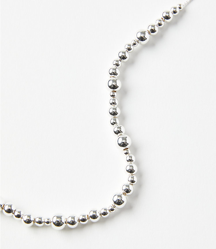 Ball Pull Tie Necklace image number null