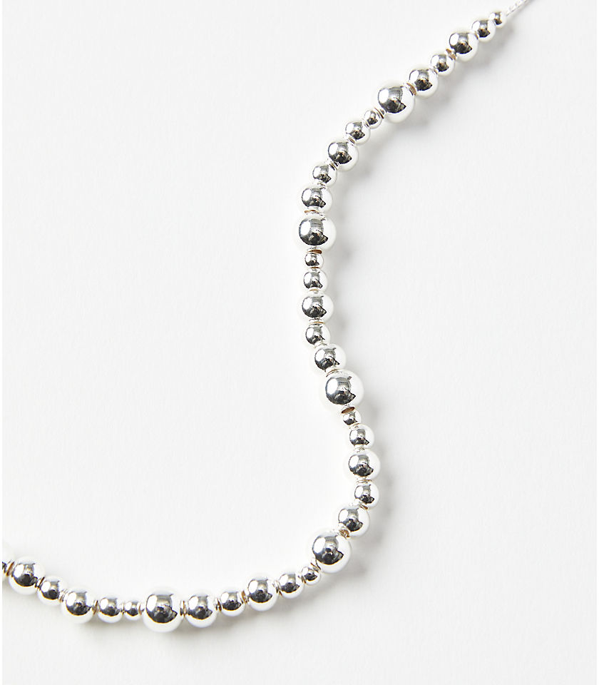 Ball Pull Tie Necklace