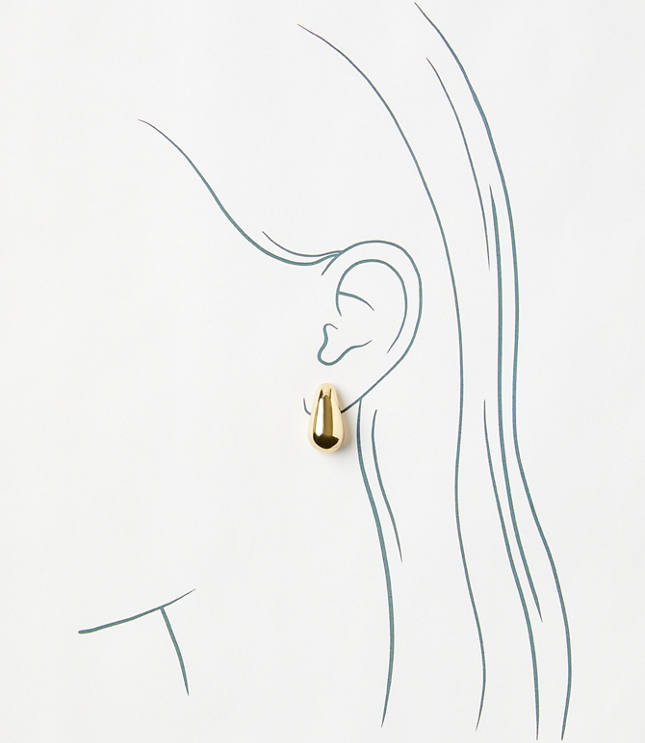 Modern Teardrop Earrings