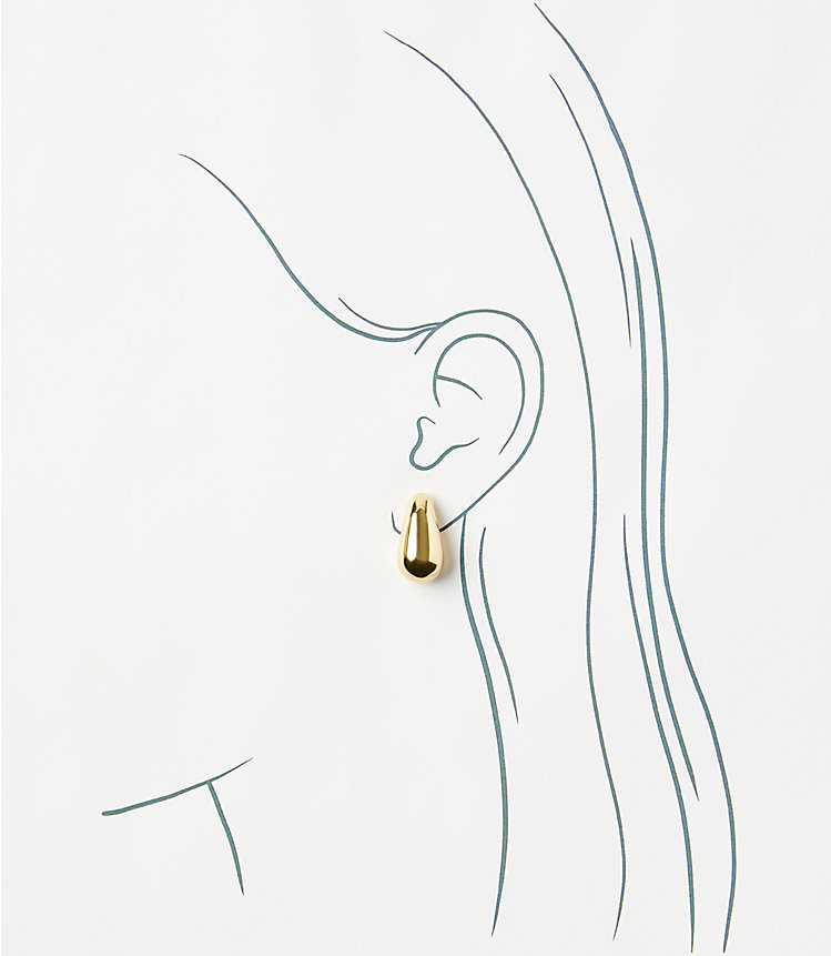 Modern Teardrop Earrings image number null