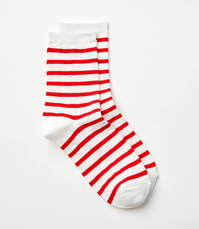 Striped Crew Socks