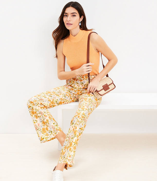 Petite Palmer Wide Leg Crop Pants in Faux Leather