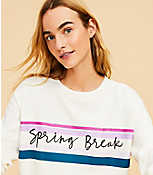 Lou & Grey Spring Break Cozy Cotton Terry Sweatshirt carousel Product Image 2