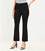Tall Belted Sutton Kick Crop Pants carousel Product Image 1