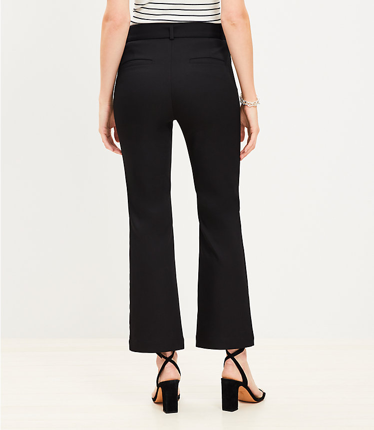 Tall Belted Sutton Kick Crop Pants image number 2