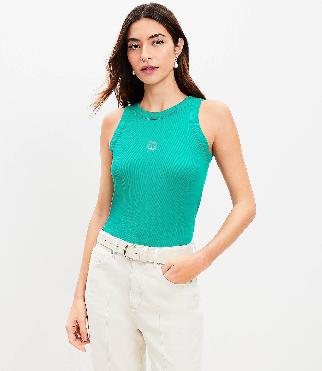 Clover Ribbed Perfect Tank