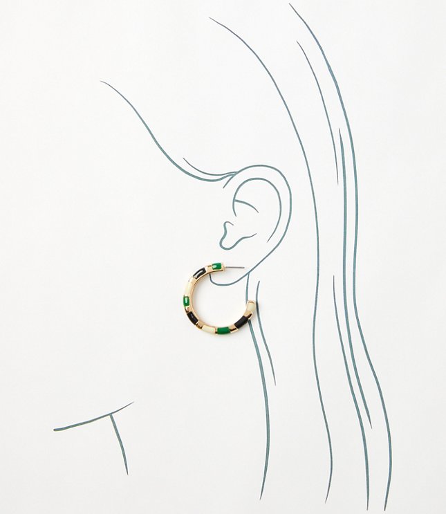 Metal Hoop Earrings