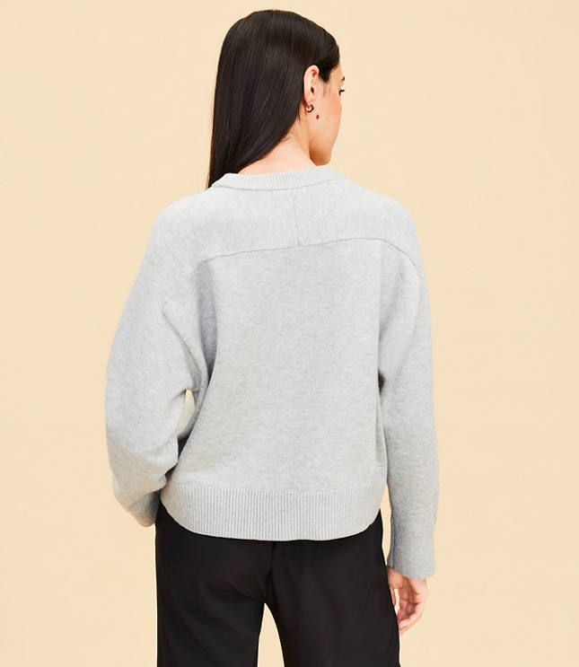 LOFT Lou & Grey Heart Sweater - ShopStyle