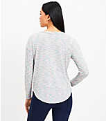 Lou & Grey Marled Ribbed Shirttail Top carousel Product Image 3