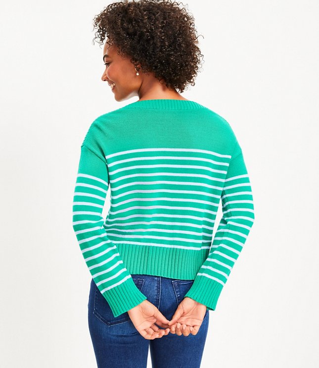 Striped Boatneck Sweater