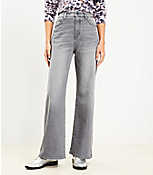 High Rise Wide Leg Jeans in Vintage Grey Wash carousel Product Image 1