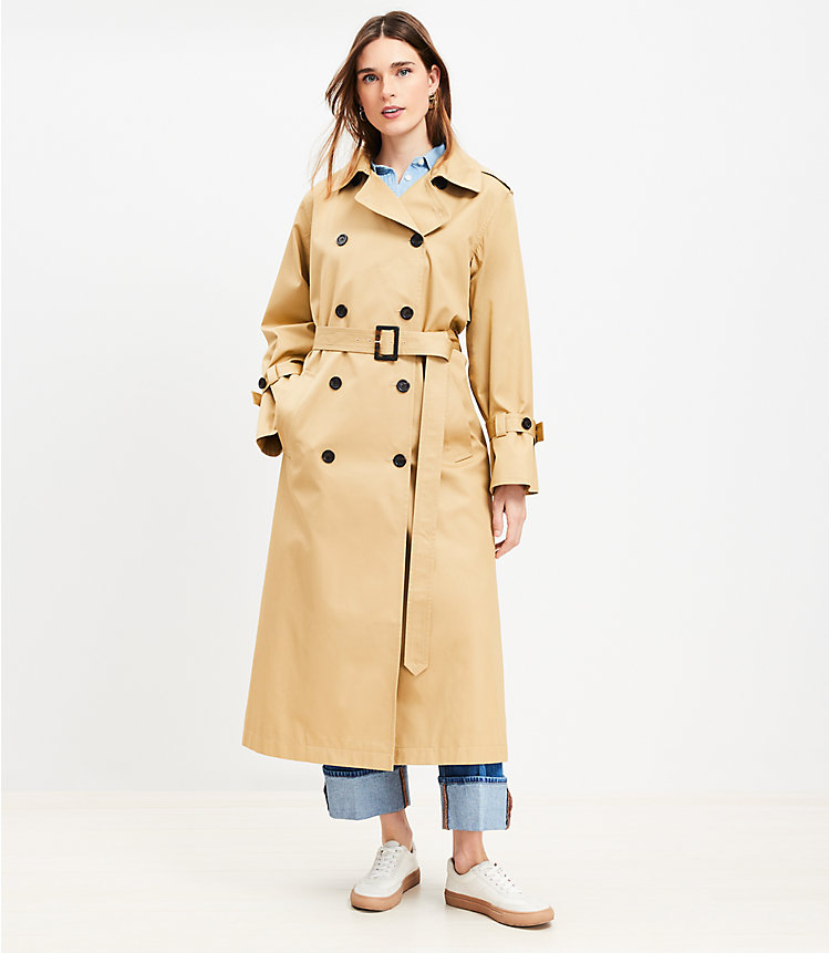 Petite Modern Trench Coat image number 0